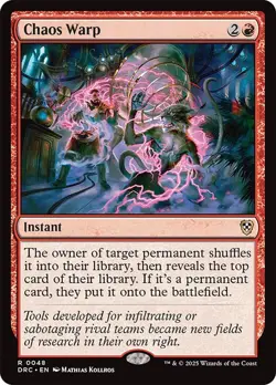 Chaos Warp [Aetherdrift] MTG - Image 1