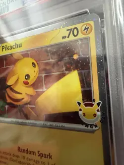 PIKACHU POKEMON DAY 2026 COLLECTION SWIRL 2025 WORLD CHAMPIONSHIPS PROMO PSA 9 - Image 4