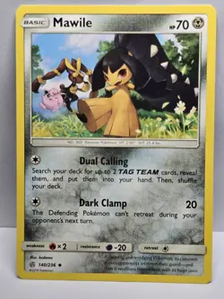 Mawile 140/236 Uncommon Cosmic Eclipse Pokemon Near Mint - Image 1