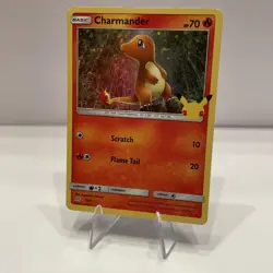 2021 Pokemon Celebrations McDonald's Collection Charmander 9/25 Holo NM - Image 1