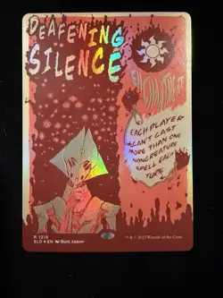 Deafening Silence -Foil Near Mint MTG Secret Lair - Image 1