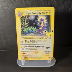 Light Toxtricity SWSH137 Holo Promo Sword & Shield Promo Pokemon LP-NM - Image 1