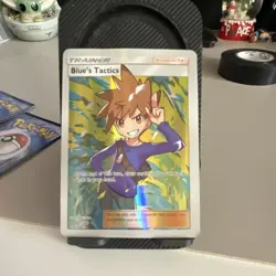 Pokemon Blue's Tactics Ultra Rare Full Art Holo 231/236 SM-Unified Minds TCG - Image 1