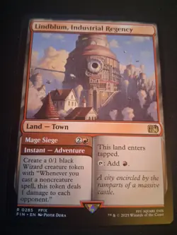 MTG FINAL FANTASY LINDBLUM, INDUSTRIAL REGENCY RARE - Image 1