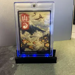 MTG Mountain (299) - JP Full Art - Kamigawa: Neon Dynasty (NEO) #299 MTG - Image 2