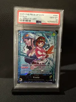 Koala Alt Art Leader OP12-081 One Piece Legacy of the Master PSA 10 - Image 4
