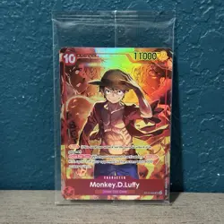 One Piece TCG Monkey D. Luffy Treasure Booster Set ST10-006 Promo English Sealed - Image 1