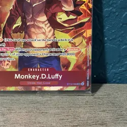 One Piece TCG Monkey D. Luffy Treasure Booster Set ST10-006 Promo English Sealed - Image 2