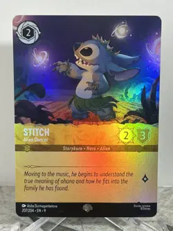 Stitch - Alien Dancer 207/204 Lorcana Epic Fabled - Image 1