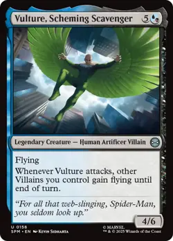 MTG Vulture, Scheming Scavenger [Marvel's Spider-Man] Near Mint Magic - Image 1