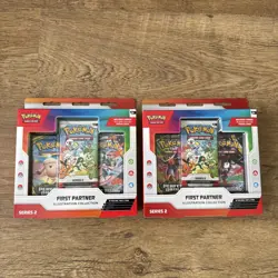 POKEMON TCG: FIRST PARTNER ILLUSTRATION COLLECTION SERIES 2 x2 BOXES - Image 1