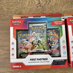 POKEMON TCG: FIRST PARTNER ILLUSTRATION COLLECTION SERIES 2 x2 BOXES - Image 2