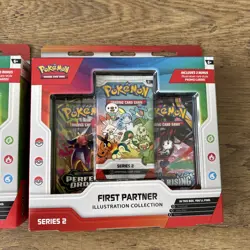 POKEMON TCG: FIRST PARTNER ILLUSTRATION COLLECTION SERIES 2 x2 BOXES - Image 3