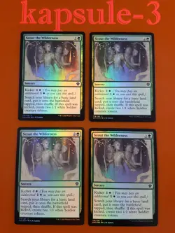 4x Scout the Wilderness | FOIL | Dominaria United | MTG Magic Cards - Image 1