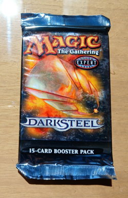 MTG Darksteel Factory Sealed Booster Pack - English - Image 1