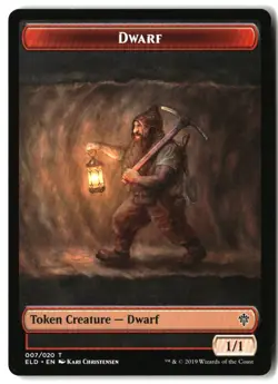 MTG Dwarf Token [ELD - 7] LP - Image 2