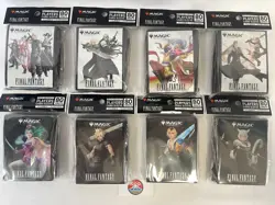 select] Magic The Gathering FINAL FANTASY Players Card sleeves MTG - Image 1
