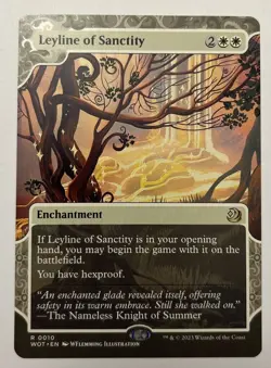 MTG Leyline of Sanctity #10-Wilds of Eldraine: Enchanting Tales (WOT) Regular NM - Image 1