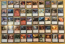 Magic The Gathering Lot Of 50 NM Uncommon And Common Cards - Image 1