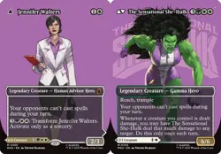 1x Jennifer Walters // The Sensational She-Hulk (0355) - Borderless MTG - Marvel - Image 1