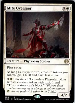 MTG MITE OVERSEER 404 PHYREXIA: ALL WILL BE ONE - Image 2