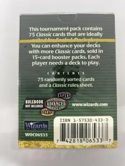 Magic The Gathering Classic Sixth Edition - 75 Card Tournament Pack - Image 2