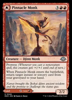 Pinnacle Monk / Mystic Peak x1 1x Modern Horizons 3 NM MTG - Image 1