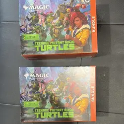 Wizards of the Coast Magic: The Gathering TMNT Bundle Sealed 2 Boxes - Image 1