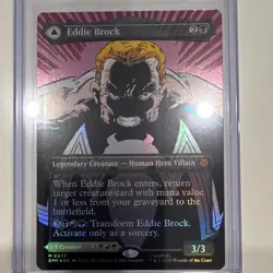 MTG Marvel's Spider-Man Eddie Brock 0233 Borderless Foil Mythic - Image 1