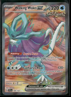 Walking Wake ex 189/162 Ultra Rare Temporal Forces Pokemon Near Mint - Image 1