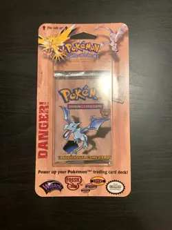 Cartes Pokemon Booster Fossile Ptera Blister US Unlimited NEUF SCELLE SEALED - Image 1