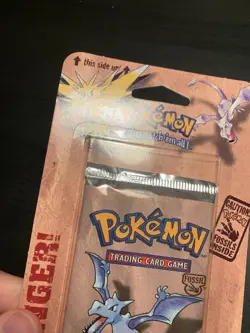 Cartes Pokemon Booster Fossile Ptera Blister US Unlimited NEUF SCELLE SEALED - Image 2