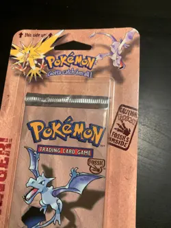 Cartes Pokemon Booster Fossile Ptera Blister US Unlimited NEUF SCELLE SEALED - Image 3