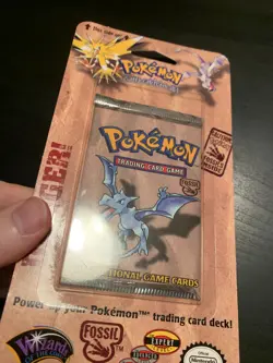 Cartes Pokemon Booster Fossile Ptera Blister US Unlimited NEUF SCELLE SEALED - Image 4