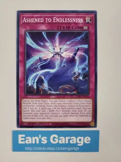 YuGiOh Ashened to Endlesness 1st Edition LEDE-EN096 common - MN - Image 1