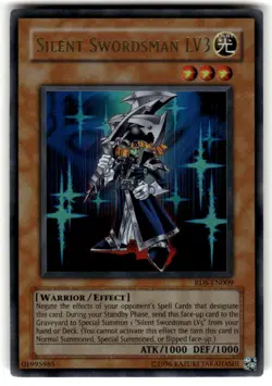 Silent Swordsman LV3 Unlimited Ultra Rare Rise of Destiny RDS-EN009 LP - Image 1