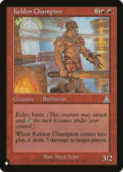 Keldon Champion - Near Mint MTG The List - Image 1