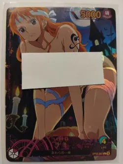 NAMI OP0 1 Custom ONE PIECE Waifu Goddess Prismatic Foil Card NM - Image 1