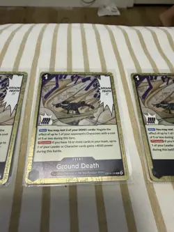 OP14-096 - Ground Death (R) - One Piece TCG - English X3. Card Lot 3 Cards - Image 3