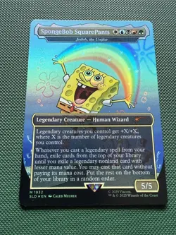 SpongeBob SquarePants - Jodah the Unifier - Rainbow Foil - Secret Lair MTG Magic - Image 1