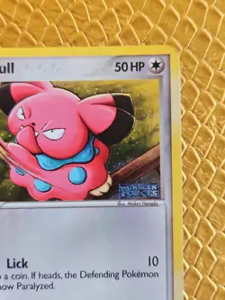Snubbull 74/115 Unseen Forces Reverse Holo Pokemon TCG Card HP - Image 3