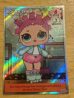 LOL SURPRISE! Dance Off Collectors Card - Roller Sk8er #113 - Image 1