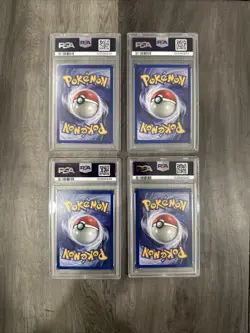 Lot Of 4 Pokemon Jigglypuff Jungle 1st Edition PSA 9 54/64 1999 Pokemon TCG Card - Image 2