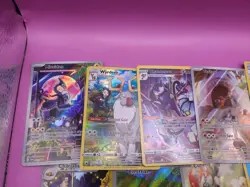 Huge Pokemon Card Ultra Rare LOT 24 Cards Full Art Textured Trainer And Pokemon - Image 2
