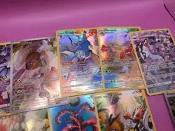 Huge Pokemon Card Ultra Rare LOT 24 Cards Full Art Textured Trainer And Pokemon - Image 3