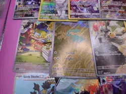 Huge Pokemon Card Ultra Rare LOT 24 Cards Full Art Textured Trainer And Pokemon - Image 4