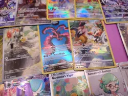 Huge Pokemon Card Ultra Rare LOT 24 Cards Full Art Textured Trainer And Pokemon - Image 5