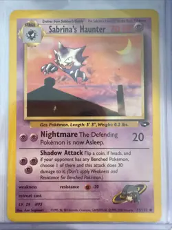 Pokemon TCG Sabrina's Haunter Gym Challenge Uncommon Card 55/132 - Image 1