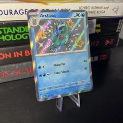 Pokemon Cards Arctibax 129/091 Paldean Fates Shiny Rare NM - Image 2