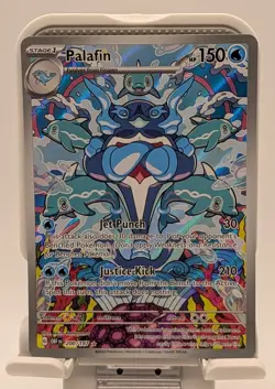 Palafin HP150 2023 Collectible *Art Rare* Pokemon Card No. 200/197 - Image 1